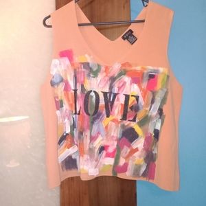 Hand-painted reclaimed shirt